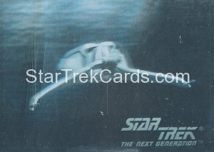 Star Trek The Next Generation Inaugural Edition Trading Card 01H Front