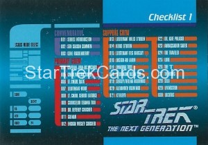 Star Trek The Next Generation Inaugural Edition Trading Card 119