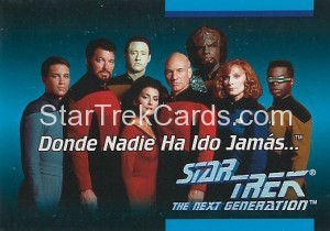 Star Trek The Next Generation Inaugural Edition Trading Card 1B