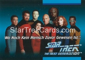 Star Trek The Next Generation Inaugural Edition Trading Card 1C
