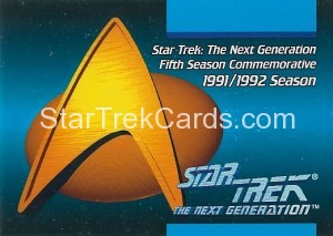 Star Trek The Next Generation Inaugural Edition Trading Card 2