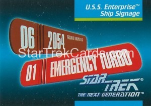 Star Trek The Next Generation Inaugural Edition Trading Card 74