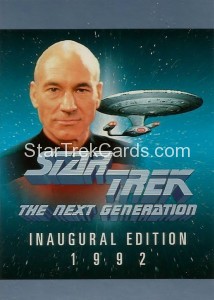 Star Trek The Next Generation Inaugural Edition Trading Card Captain Picard Bonus Card