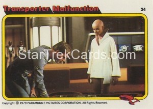 Star Trek The Motion Picture Kilpatrick’s Bread Trading Card 24