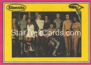 Star Trek The Motion Picture Kilpatrick’s Bread Trading Card Back 14