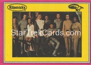 Star Trek The Motion Picture Kilpatrick’s Bread Trading Card Back 25