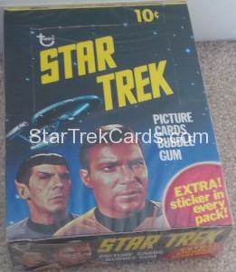 Star Trek Topps Box Top Front