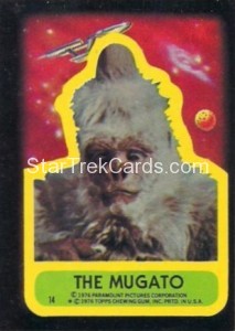 Star Trek Topps Trading Card Sticker 14