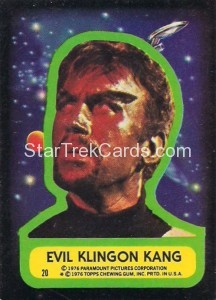 Star Trek Topps Trading Card Sticker 20