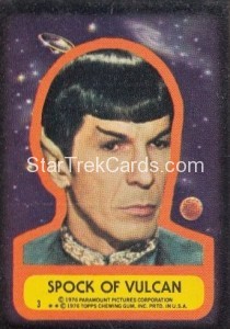 Star Trek Topps Trading Card Sticker 3