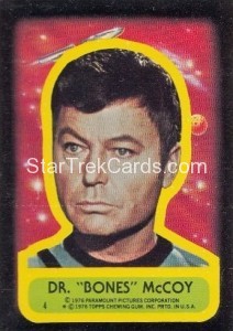 Star Trek Topps Trading Card Sticker 4