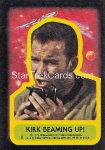 Star Trek Topps Trading Card Sticker 9