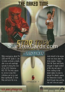 Star Trek The Original Series In Motion Trading Card 5 Back