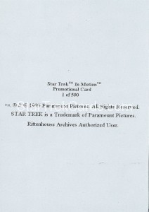 Star Trek The Original Series In Motion Trading Card Parallel Back6