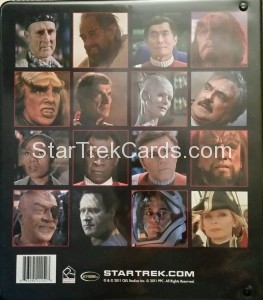 Star Trek Classic Movies Heroes Villains Binder Back