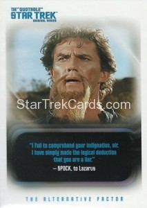 The Quotable Star Trek Original Series Trading Card 22