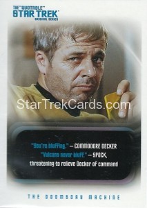The Quotable Star Trek Original Series Trading Card 25