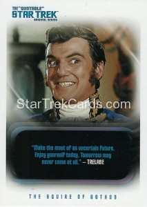 The Quotable Star Trek Original Series Trading Card 33