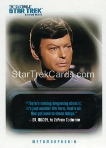 The Quotable Star Trek Original Series Trading Card 36