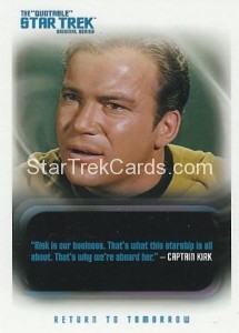 The Quotable Star Trek Original Series Trading Card 53