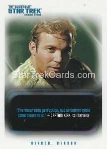 The Quotable Star Trek Original Series Trading Card 56