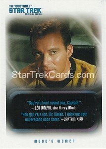 The Quotable Star Trek Original Series Trading Card 75