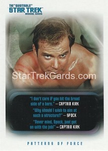 The Quotable Star Trek Original Series Trading Card 76