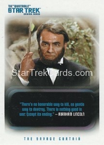 The Quotable Star Trek Original Series Trading Card 79