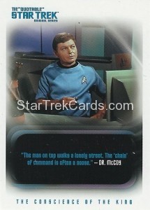 The Quotable Star Trek Original Series Trading Card 83