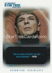 The Quotable Star Trek Original Series Trading Card 87