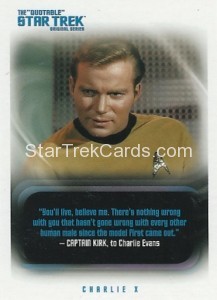 The Quotable Star Trek Original Series Trading Card 88