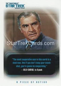 The Quotable Star Trek Original Series Trading Card 9