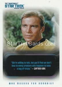 The Quotable Star Trek Original Series Trading Card 92