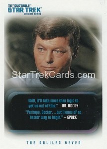 The Quotable Star Trek Original Series Trading Card 93