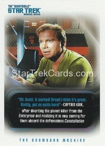 The Quotable Star Trek Original Series Trading Card 94