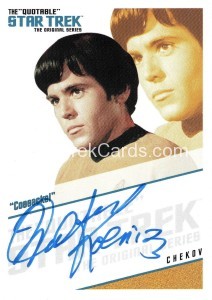 The Quotable Star Trek Original Series Trading Card QA4 Cossackel