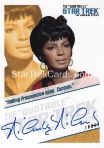 The Quotable Star Trek Original Series Trading Card QA5