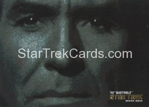 The Quotable Star Trek Original Series Trading Card ST1