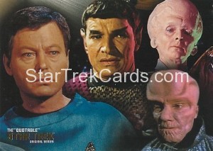 The Quotable Star Trek Original Series Trading Card ST8