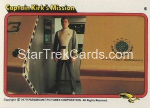 Star Trek The Motion Picture Colonial Bread Trading Card 6