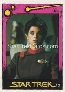 Star Trek II The Wrath of Khan Monty Gum Trading Card 12