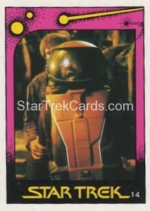 Star Trek II The Wrath of Khan Monty Gum Trading Card 14