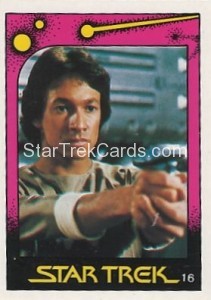 Star Trek II The Wrath of Khan Monty Gum Trading Card 16