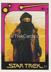 Star Trek II The Wrath of Khan Monty Gum Trading Card 17