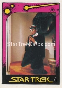 Star Trek II The Wrath of Khan Monty Gum Trading Card 21