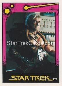 Star Trek II The Wrath of Khan Monty Gum Trading Card 23