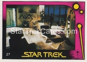 Star Trek II The Wrath of Khan Monty Gum Trading Card 27
