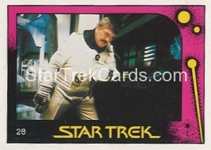 Star Trek II The Wrath of Khan Monty Gum Trading Card 28