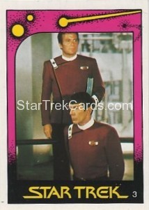 Star Trek II The Wrath of Khan Monty Gum Trading Card 3