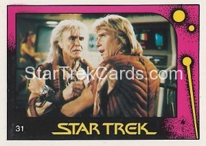 Star Trek II The Wrath of Khan Monty Gum Trading Card 31